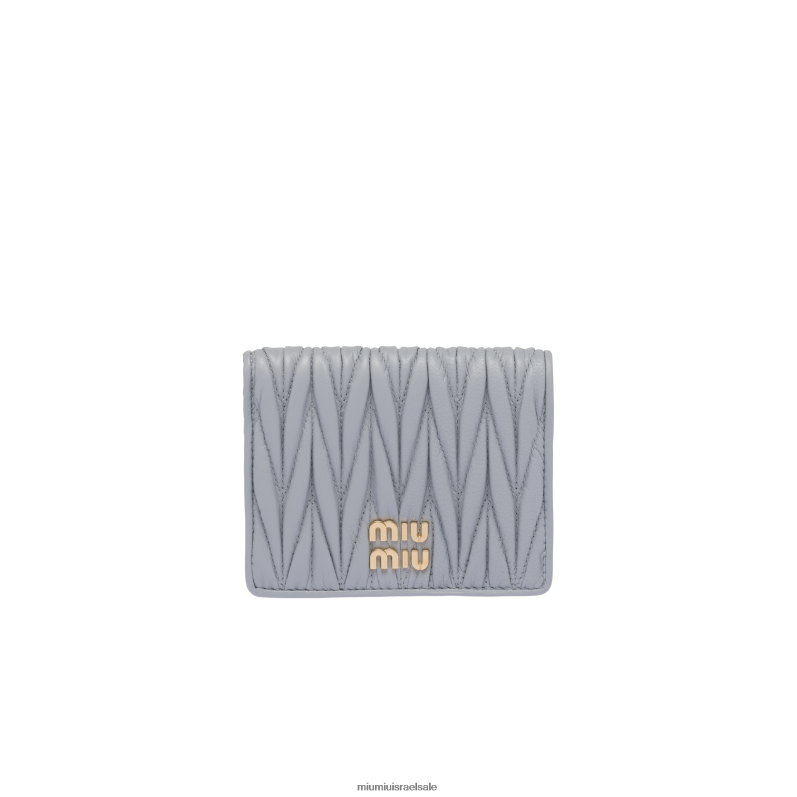 אוסף דְגָנִיָה Miu Miu ארנק קטן מעור נאפה מטלסה FNPPL1071