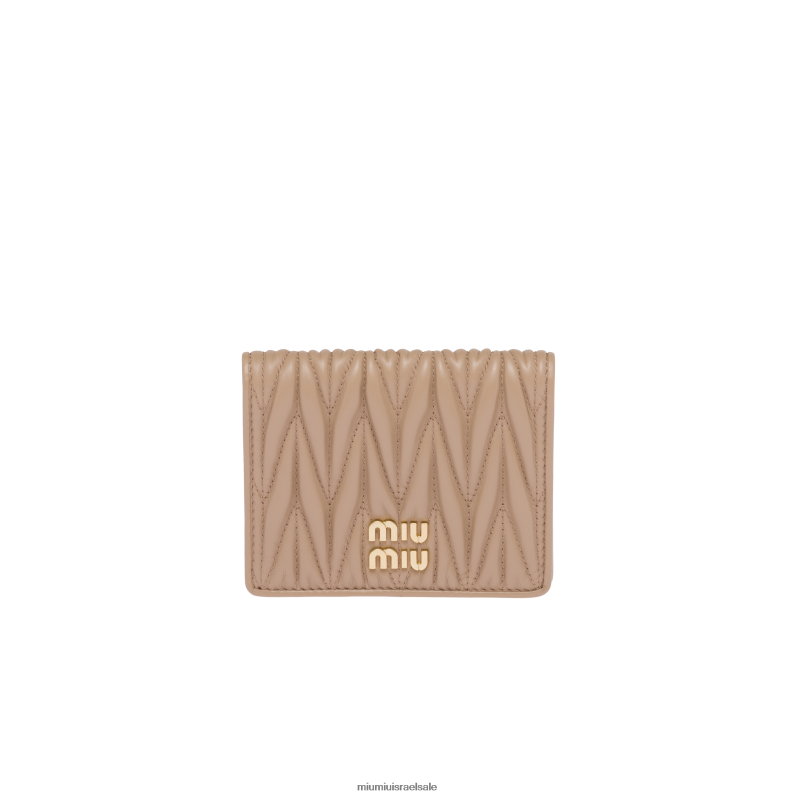 אוסף קָמִיעַ Miu Miu ארנק קטן מעור נאפה מטלסה FNPPL1073
