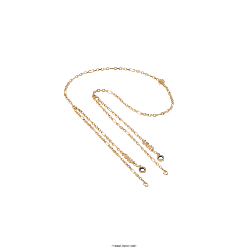 אביזרים זהב Miu Miu מחזיקי מפתחות FNPPL1095