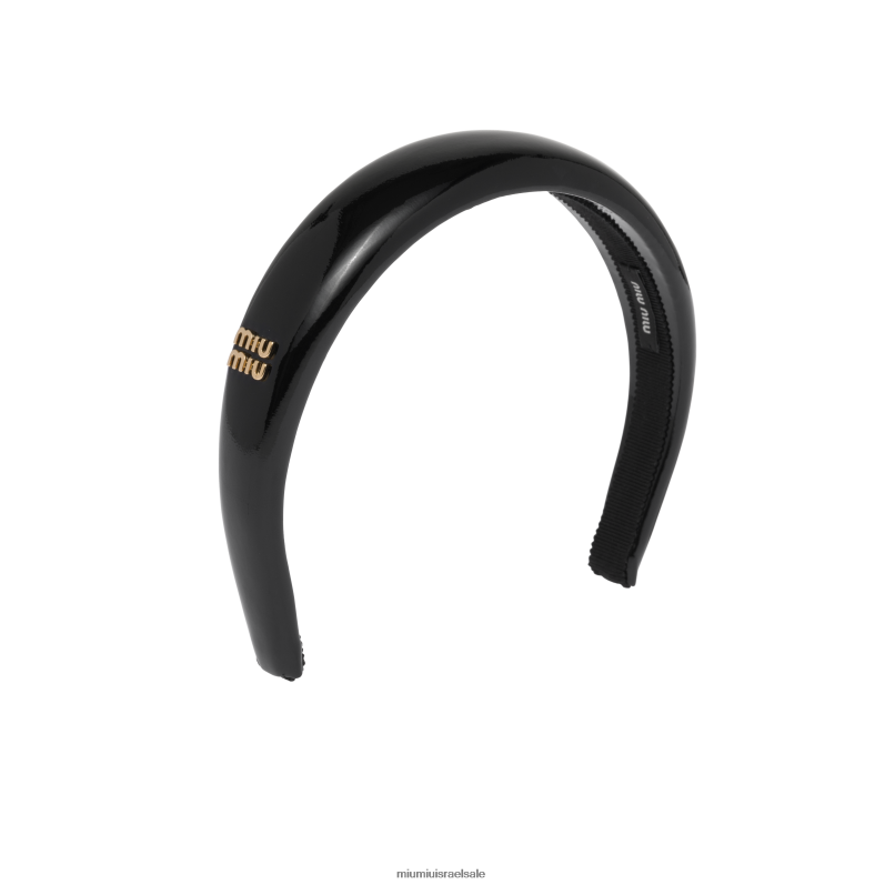 אביזרים שָׁחוֹר Miu Miu גומיות לשיער FNPPL1142