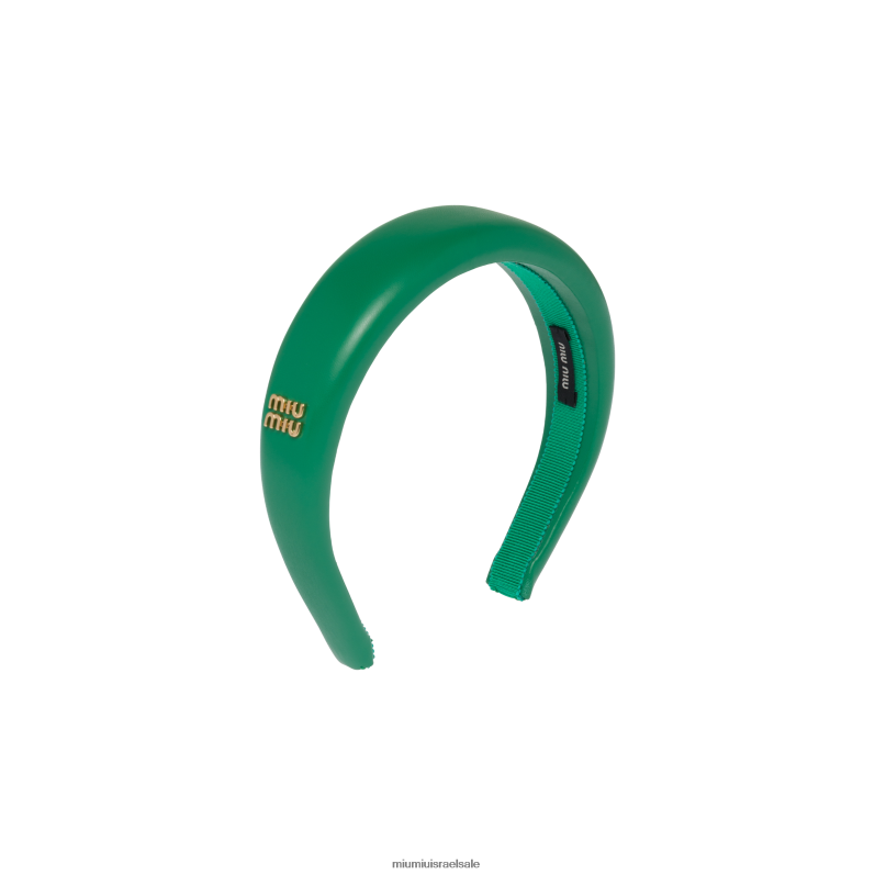 אביזרים מנגו Miu Miu רצועת ראש מעור נאפה FNPPL1150