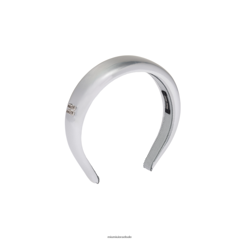 אביזרים כסף Miu Miu סרט לראש מבד FNPPL1154