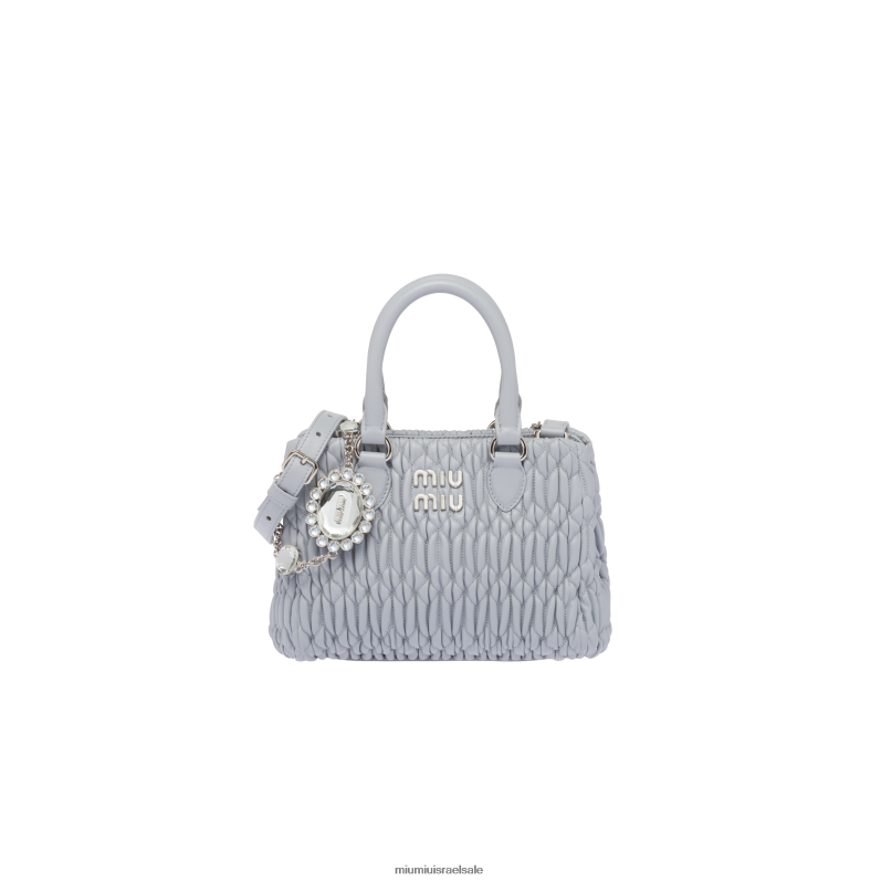 אוסף דְגָנִיָה Miu Miu תיק יד מעור נאפה קריסטל FNPPL155