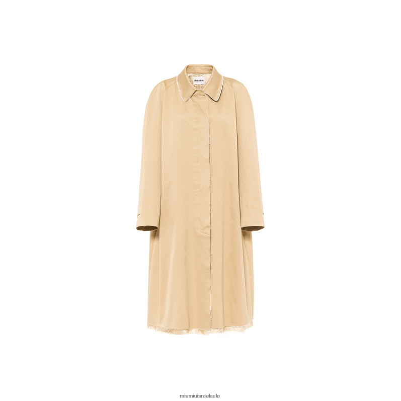 מוכן ללבישה חוּט Miu Miu מעיל צ'ינו חד חזה FNPPL552