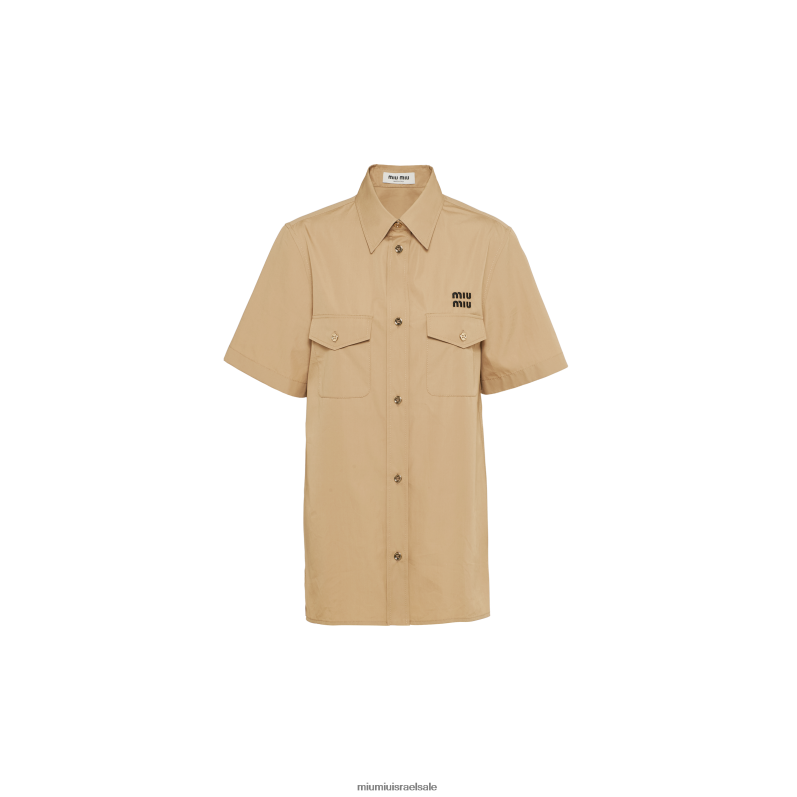 מוכן ללבישה חוּט Miu Miu חולצת פופלין FNPPL582