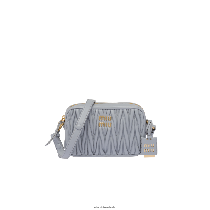 אוסף דְגָנִיָה Miu Miu תיק כתף מעור נאפה מטאלס FNPPL79