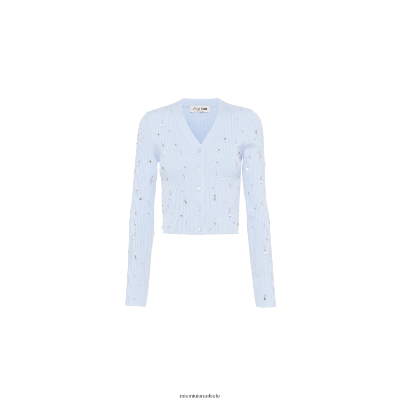 מוכן ללבישה אסטרו Miu Miu קרדיגן צמר רקום FNPPL808