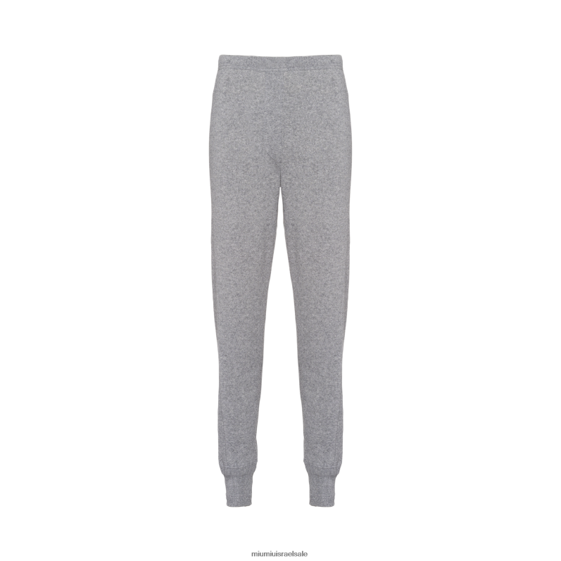 מוכן ללבישה אפור Miu Miu מכנסי צמר וקשמיר FNPPL825