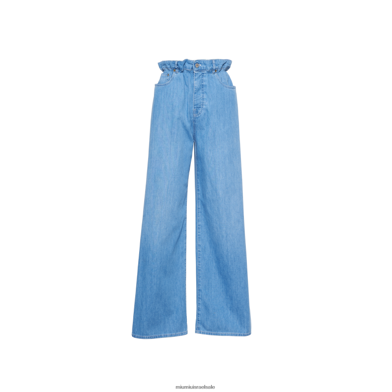 מוכן ללבישה כחול ספיר Miu Miu ג'ינס FNPPL962