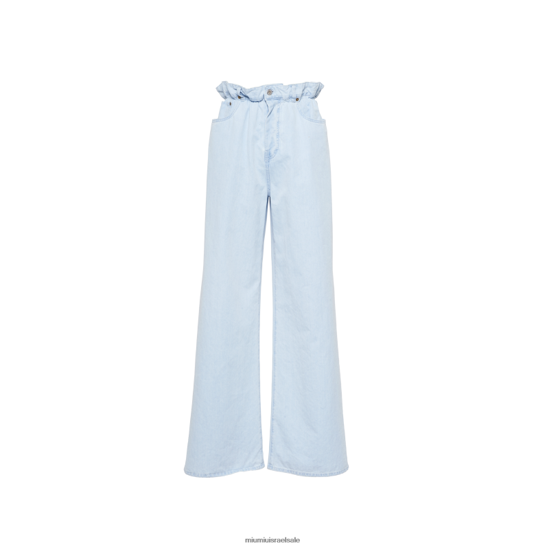 מוכן ללבישה כחול בהיר Miu Miu ג'ינס FNPPL963