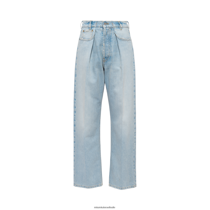 מוכן ללבישה כחול בהיר Miu Miu ג'ינס FNPPL995