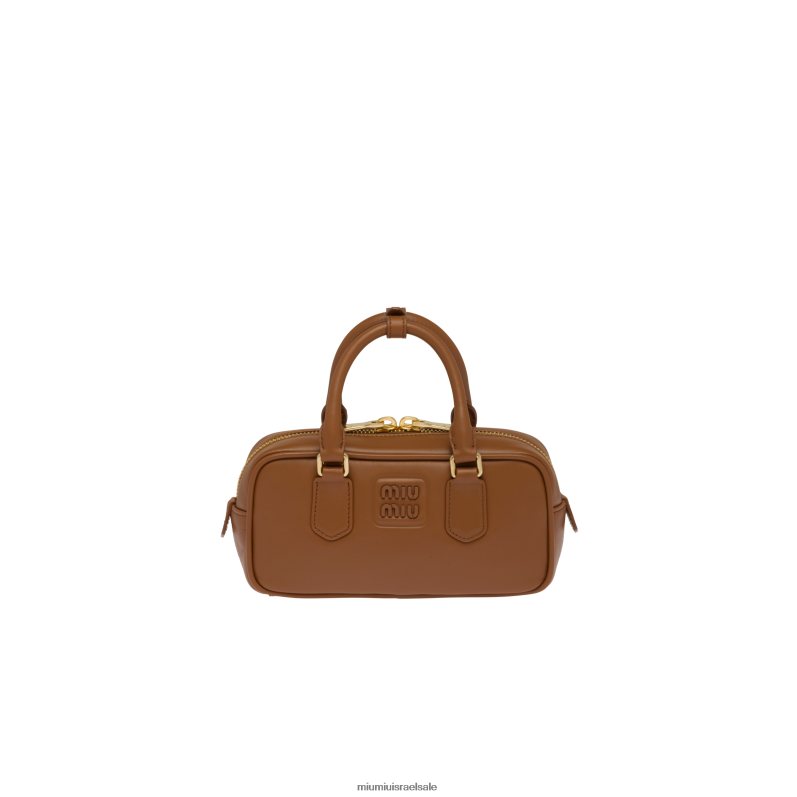 אוסף קוניאק Miu Miu תיק עור arcadie FNPPL135
