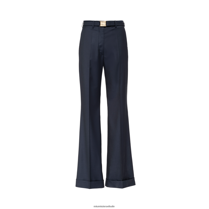 מוכן ללבישה חיל הים Miu Miu מכנסי batavia FNPPL937