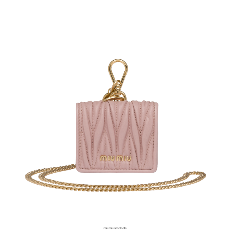 אביזרים אוֹפַּל Miu Miu נרתיק מעור נאפה של matelasse airpods pro FNPPL1096