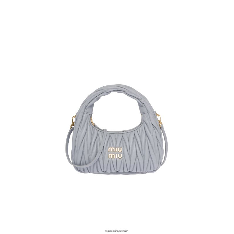 אוסף דְגָנִיָה Miu Miu wander matelasse תיק מיני נווד מעור נאפה FNPPL6