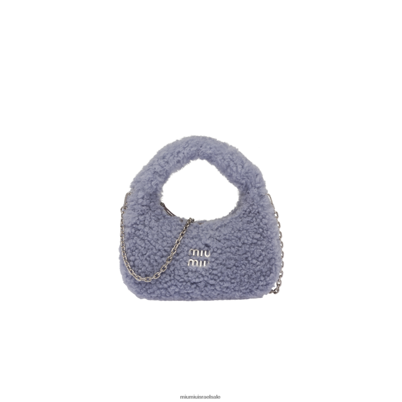אוסף לִילָך Miu Miu wander shearling מיני תיק נווד FNPPL12