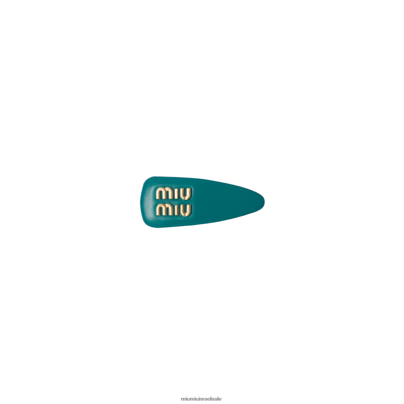 d790d791d799d796d7a8d799d79d_d79bd797d795d79c_d798d795d795d7a1_miu_miu_d7a7d79cd799d7a4d7a1_d7a9d799d7a2d7a8_d79ed7a2d795d7a.png אביזרים כחול טווס Miu Miu קליפס שיער מעור נאפה FNPPL1148 – תמונה 1