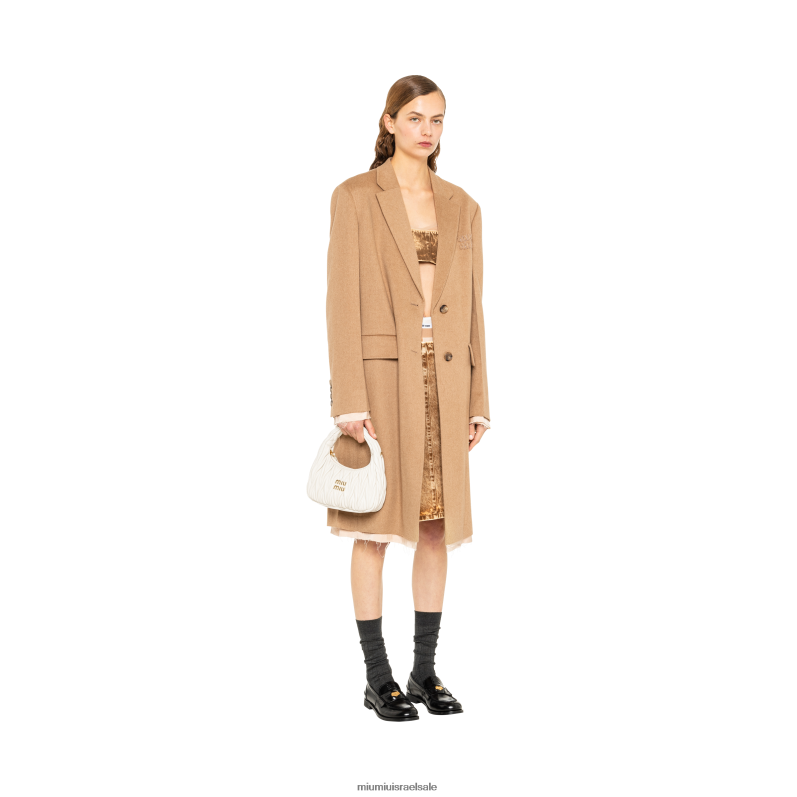 ⁦אוסף לבן Miu Miu wander matelasse תיק מיני נווד מעור נאפה FNPPL15⁩ – תמונה ⁦5⁩
