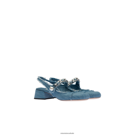 נעליים דֵנִים Miu Miu משאבות slingback FNPPL207
