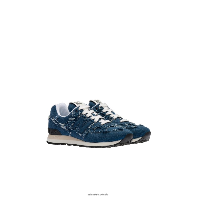 ⁦נעליים דֵנִים New Balance 574 X Miu Miu נעלי ספורט FNPPL289⁩ – תמונה ⁦1⁩