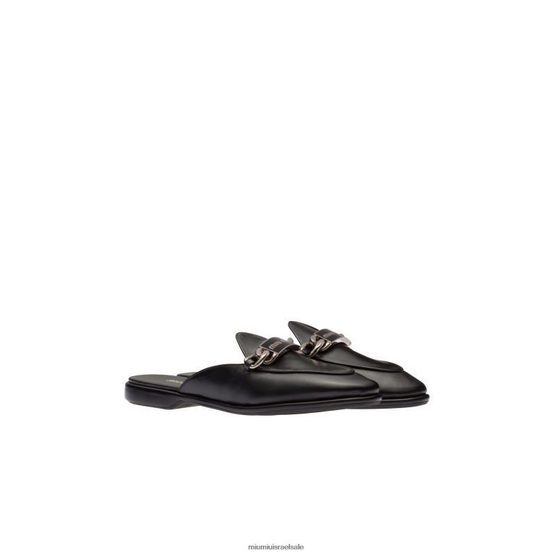 d7a0d7a2d79cd799d799d79d_d7a9d6b8d781d797d795d6b9d7a8_miu_miu_d79ed79bd7a0d7a1d799_d7a2d795d7a8_fnppl328.png נעליים שָׁחוֹר Miu Miu מכנסי עור FNPPL328 – תמונה 1